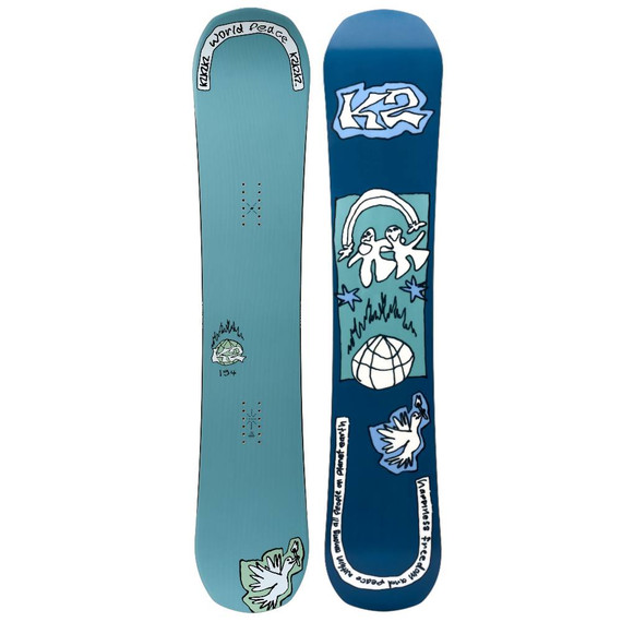 K2 WORLD PEACE スノーボード154cm K2 World Peace Snowboard w K2 Formula Snowboard Bindings Package
